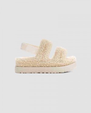 Beige Women UGG Oh Fluffita Slippers | AUJ8649P
