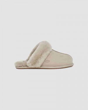 Beige Women UGG Scuffette II Slippers | AUM8658Q