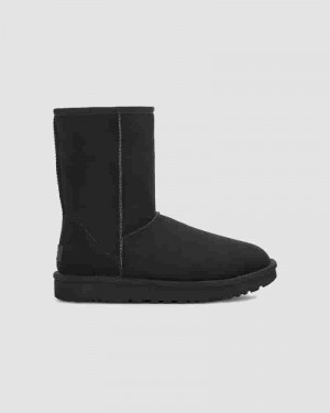 Black Kids' UGG Classic Short II Boots | AUN8556W