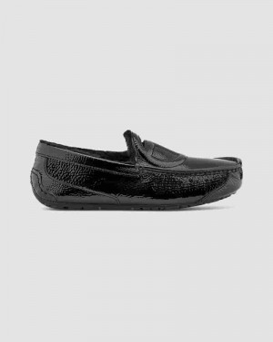 Black Men UGG X Telfar Loafer Crinkle Slippers | AUA8591H