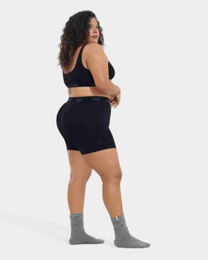 Black Women UGG Alexiah Boy Shorts | AUY8627X