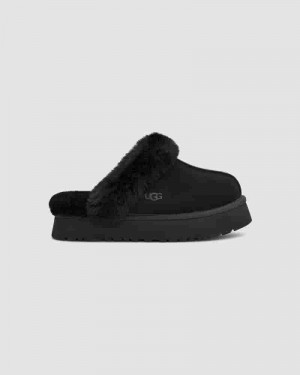 Black Women UGG Disquette Slippers | AUS8644G