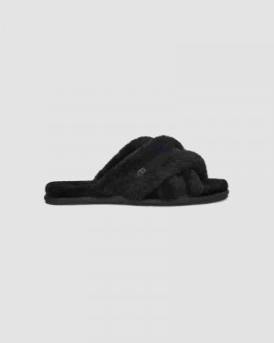 Black Women UGG Scuffita Slippers | AUC8663T