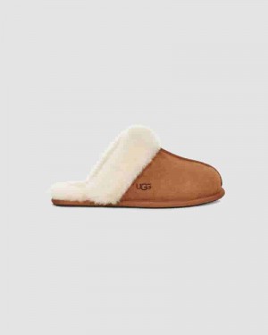 Brown Kids' UGG Scuffette II Slippers | AUR8532V
