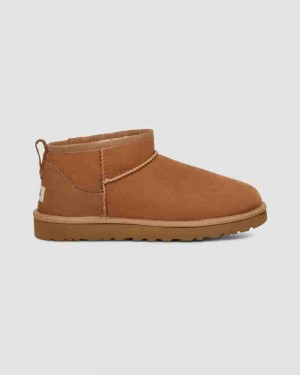 Brown Men UGG Classic Ultra Mini Boots | AUN8605W