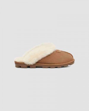 Brown Women UGG Coquette Slipper Slippers | AUU8639Z