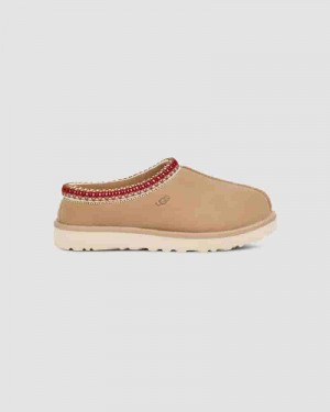 Brown / Dark Pink Kids' UGG Tasman Slippers | AUG8514S