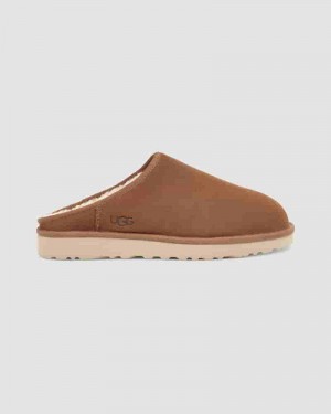 Coffee Men UGG Classic Slip-On Slippers | AUD8593F