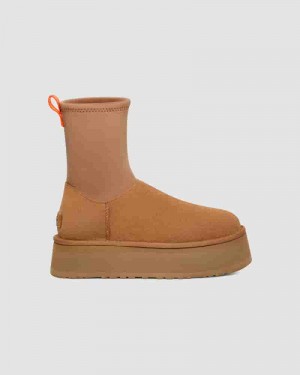 Coffee Women UGG Classic Dipper Boots | AUA8695H