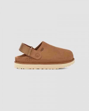 Coffee Women UGG Goldenstar Clog Sandals | AUQ8685M