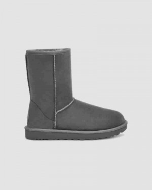 Grey Kids' UGG Classic Short II Boots | AUB8557E