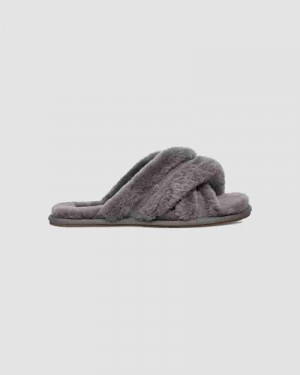 Grey Women UGG Scuffita Slippers | AUL8666I