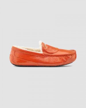 Orange Women UGG X Telfar Loafer Crinkle Slippers | AUY8679X